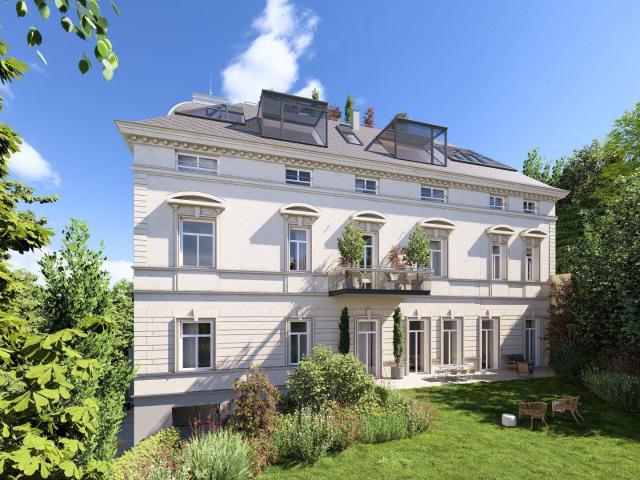 Herrschaftliche Villa in ruhiger Lage | Private Gartenwohnung mit ca. 4,40 m Raumhöhe | sanierungsbedürftig | Parkplatz | U Bahnnähe
