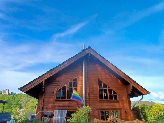 Hessens schönstes energieeffizientes Wohnhaus im Blockhausstil