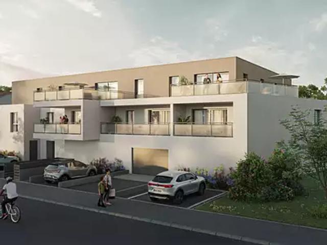 Hettange Grande 57330 Achat / Vente appartement neuf 2 pièces t2 terrasse