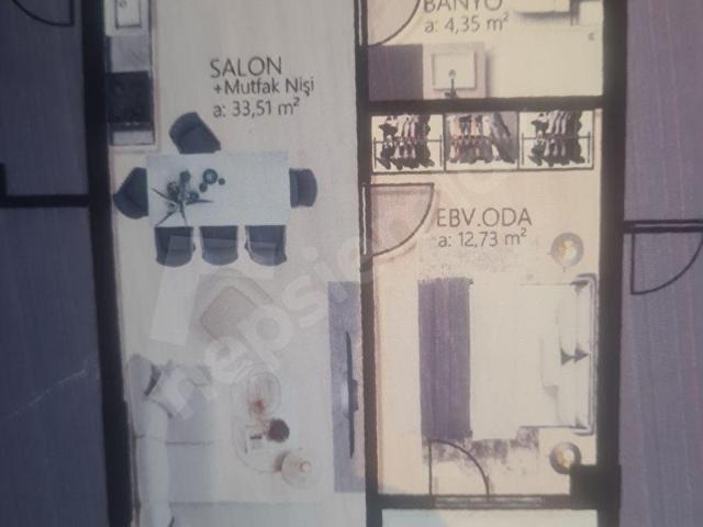 HİSAR'DAN İDEALTEPE SAHİLDE ÖN CEPHE ARAKATTA 1+1 GENİŞ M2 Lİ SATILIK DAİRE