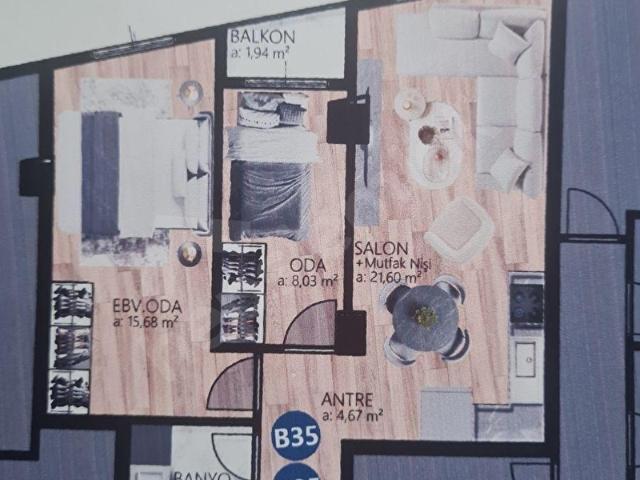 HİSAR'DAN İDEALTEPE SAHİLDE ÖN CEPHE ARAKAT 2+1 SATILIK DAİRE