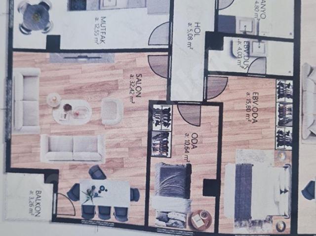 HİSAR'DAN İDEALTEPE SAHİLDE PROJEDEN ÖN CEPHE 3+1 GENİŞ M2 Lİ DAİRE