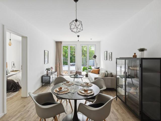 Hier fühlt man sich wohl: 2,5 Zimmer Wohnung mit EBK und Terrasse