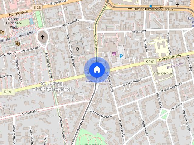 Hier lässt es sich aushalten: 2,5 Zimmer Stadtwohnung