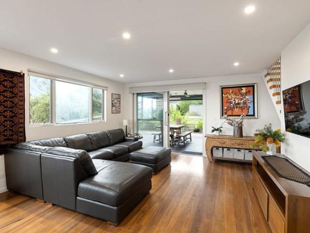 High on the hill with spectacular Bay views.