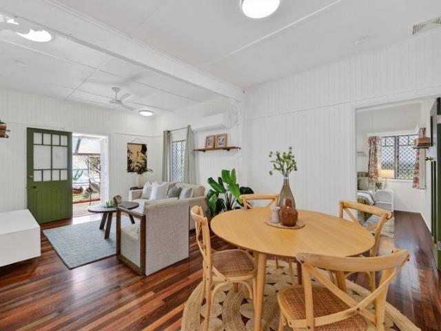 High ceilings + hardwood floors = old world Queenslander charm