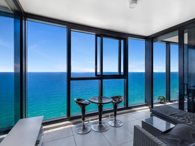 High Floor Oceanfront Living with Coastline Views