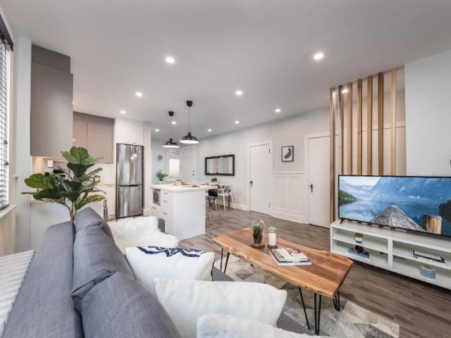 High Park Toronto Furnished Apartment Rental by Parkside Drive Charismatic One Bedroom with High End Finishes and Private Backyard