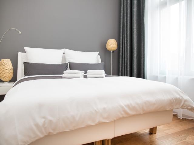 High quality apartment with a historically green inner courtyard in the middle of Leipzig