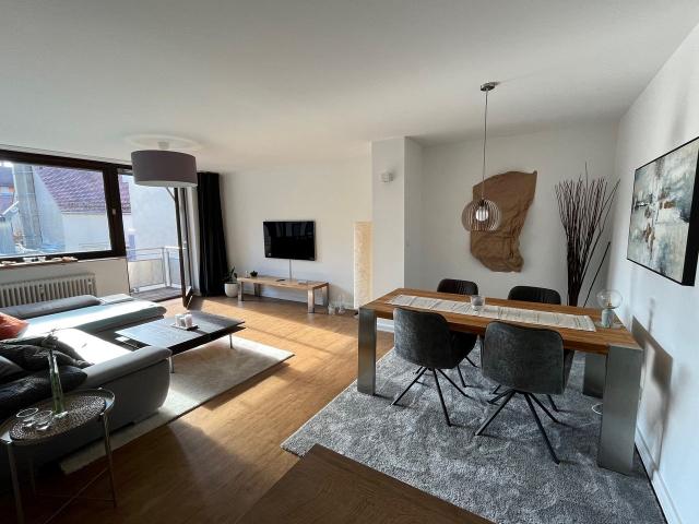 High quality furnished City Loft with south balcony in the old town Sebald, Nurnberg Amsterdam Apartments for Rent