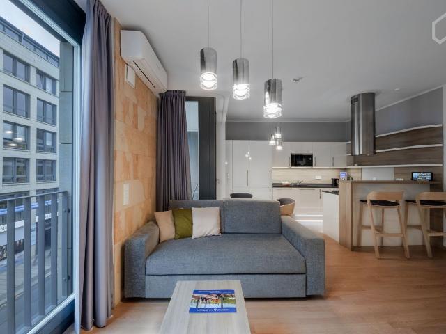 High quality studio in the centre of Dresden with balcony, 15 minutes walk from the main station, Dresden Amsterdam Apartments for Rent