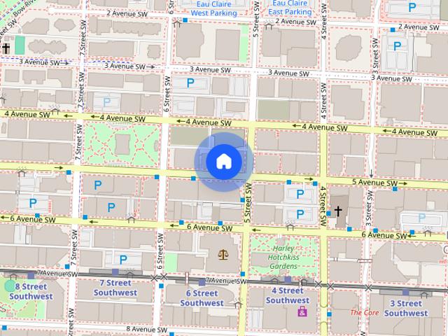 High Rise building, conveniently located downtown, close to transit, shopping