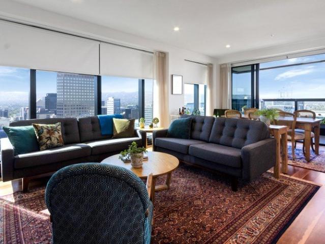 High Rise Elegance with Sweeping Hills to Coast Views