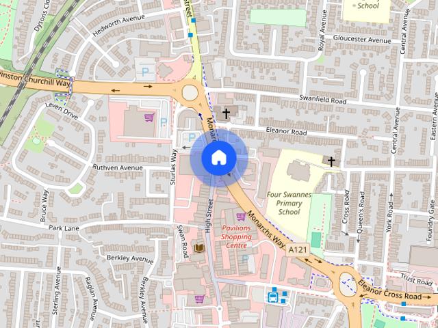 High Street, Waltham Cross, Hertfordshire, EN8