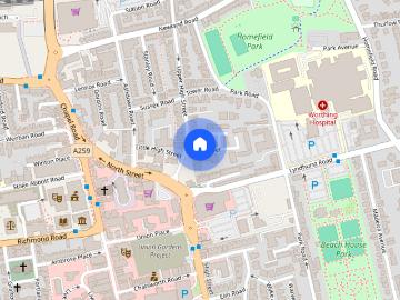 Worthing, West Sussex county, Sussex - Equipped kitchen