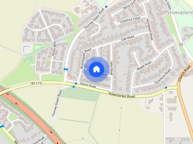 Highfield Road, Stowupland, Stowmarket