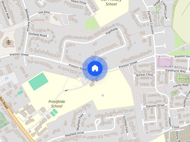 Highfields, Off Preston Street, Shrewsbury