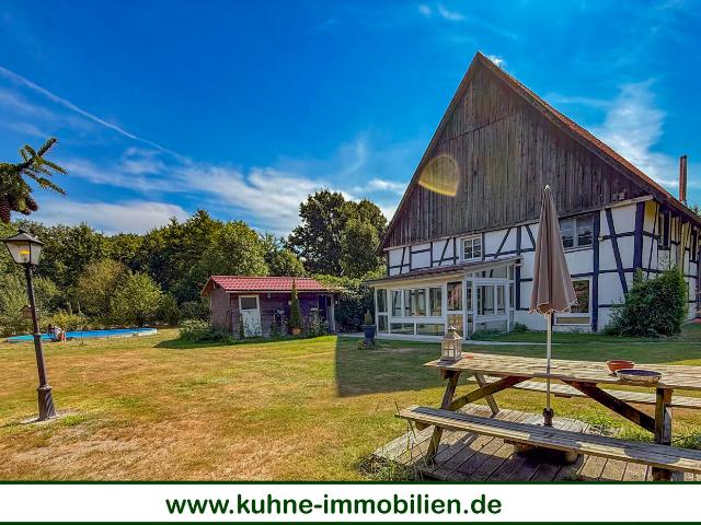 Hist. Resthof für Tier & Pferdeliebhaber – 149 m² Wohnen im denkmalgeschützten Vierständerhaus