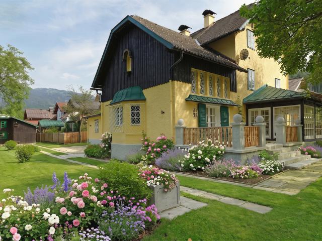 Historische Kaiserstadt Villa 4 Wohneinheiten mit Parkgarten in Bad Ischl