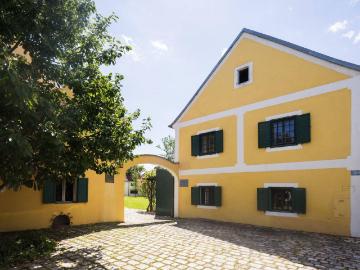 Historische Mühle inmitten von Wiesen und Feldern, nur unweit von Wien