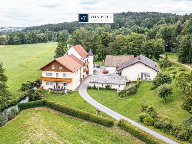 Historische Mühlenanlage mit eigener Stromerzeugung, mehreren Wohngebäuden und attraktivem Ertragspotenzial