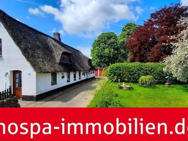 Historische Reetdachkate auf über 1.700 m² großen Grundstück!