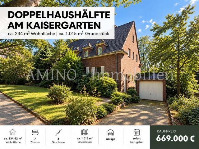 Historischer Wohntraum am Kaisergarten | ca. 234 m² Wohnfläche | ca. 1.015 m² Grundstück