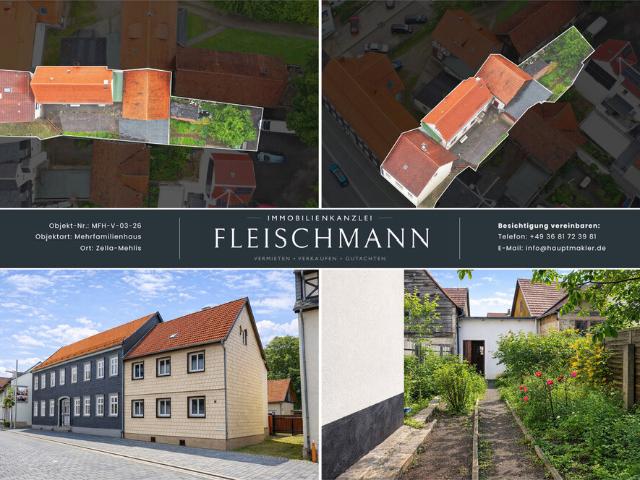 Historisches 2 Familienhaus mit Scheune und großem Entwicklungspotenzial