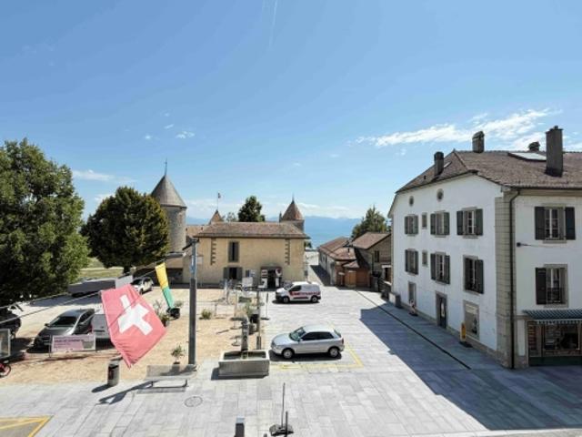 Historisches Doppelhaus im Herzen von Rolle — Schloss und Seeblick, Privatgarten
