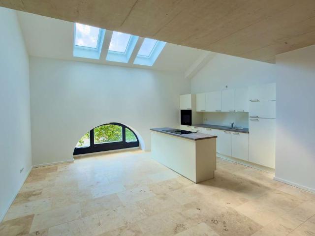 Historisches ODEON / Goslar: Loft style 2,5 Zimmer, EBK mit Kochinsel, Gäste WC, Fußbodenheizung