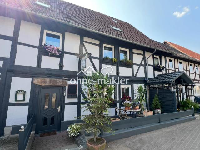 Historisches und individuelles Fachwerkhaus am Harzrand