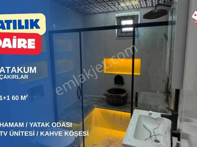 Hisar'dan Hamam Lı Ultra Lüks 60 M2 Tatil Bölgesinde 1+1 Daire