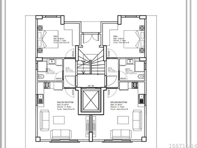 HOME GAYRİMENKULDEN PROJEDEN SATILIK 1+1 DAİRE