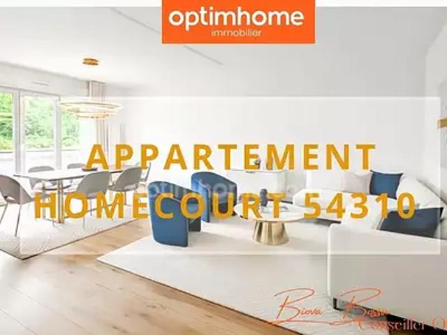 Homécourt 54310 Achat / Vente appartement 3 pièces t3 cave