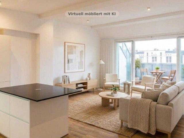 HOMESK Exklusive Dachgeschoss OHNE Aufzug aber mit großer Dachterrasse und Einbauküche
