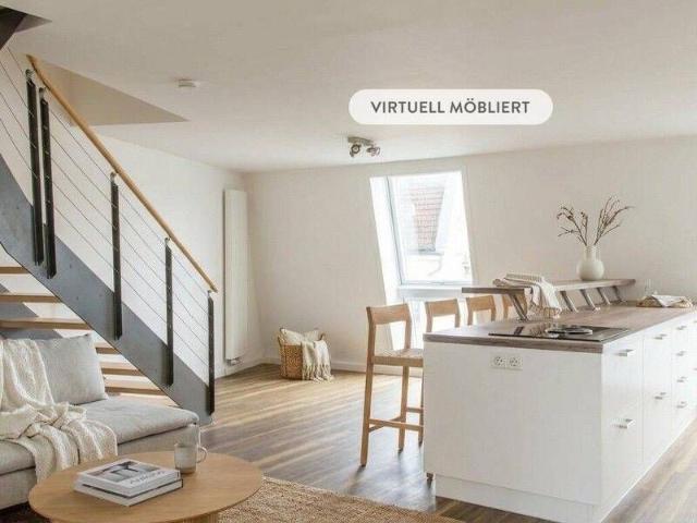 HOMESK Lichtdurchflutete Penthouse Maisonette mit Terrasse & Aufzug in Prenzlauer Berg