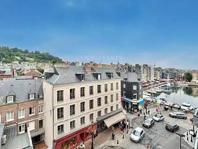 Honfleur 14600 Achat / Vente appartement 2 pièces t2 au dernier étage