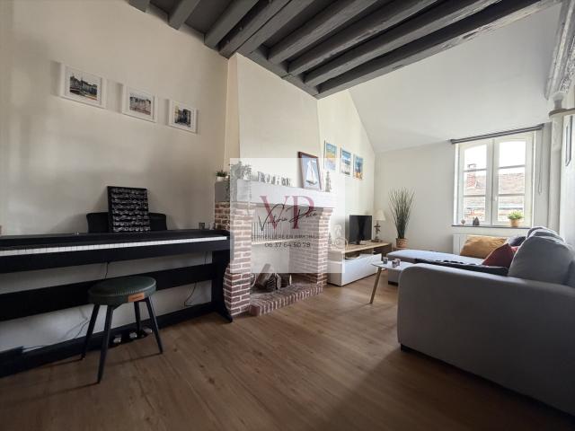 Honfleur centre Duplex 2 pièces Dernier étage parking. 39m² Honfleur