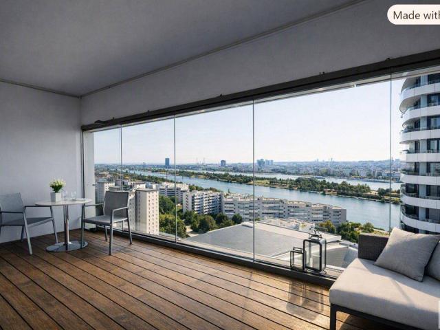 Hoch hinaus Wohnen mit Weitblick Nähe Donauinsel