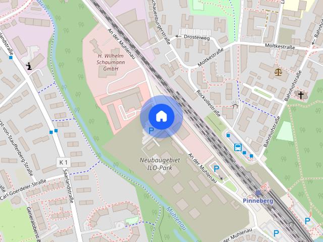 Hoch hinaus, schöne Wohnung mit Dachterrasse zur Miete in Pinneberg Wentzel Dr