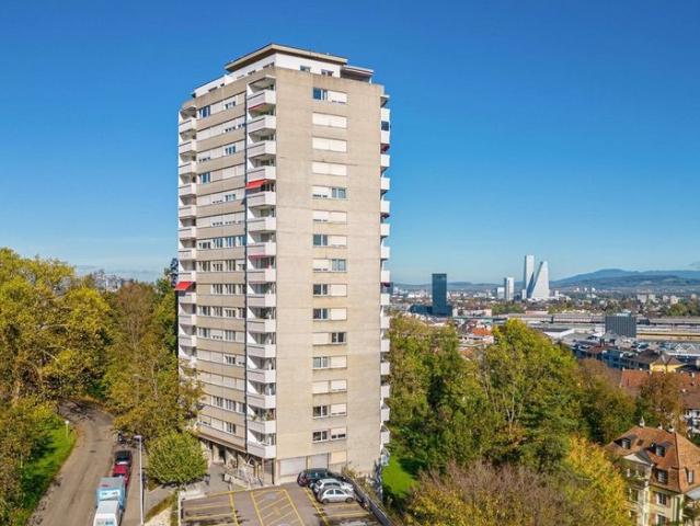 Hoch über den Dächern der Stadt