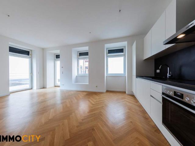 Hochexklusive 2 Zimmerwohnung mit sonnigem Eigengarten + Weinkeller nähe Mariahilfer Straße!