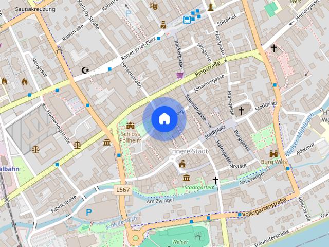 Hochfrequentiertes Geschäftslokal in der Pfarrgasse 19 / Staffelmiete