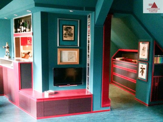 Höchster Komfort – Balkon mit toller Aussicht – 2 Raum Dachgeschosswohnung – Annaberg OT Buchholz!