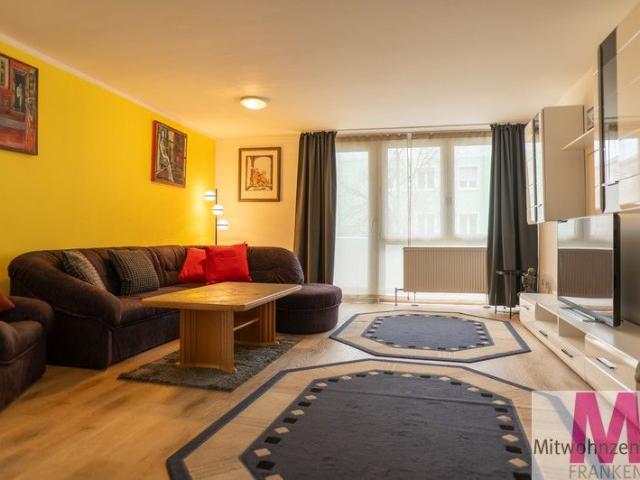 Hochwertig möblierte 3 Zimmerwohnung in bester Nürnberger Lage – Wohnen mit Komfort und Stil