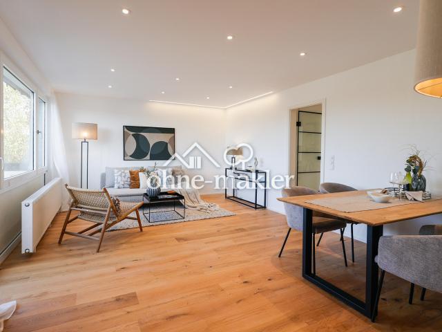 Hochwertig kernsanierte 3 Zimmer Wohnung mit Balkon und Blick ins Grüne in Meerbusch von Privat