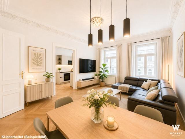 Hochwertig kernsanierte 3 Zimmer Altbauwohnung in TOP Lage I 2. Stock inkl. Lift I Nähe U1 und Hauptbahnhof