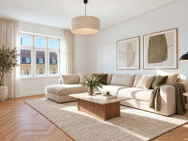 Hochwertig kernsanierte Altbauwohnung mit Aufzug im 19. Bezirk