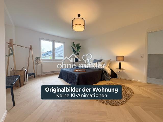 Hochwertig saniert: 4,5 Zimmer mit Balkon, zwei Bädern & Fischgrätparkett | Provisionsfrei