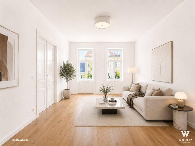 Hochwertig sanierte Altbauwohnung mit Balkon, Fußbodenheizung und perfekter Raumaufteilung | Nähe Obkirchergasse | S Oberdöbling | Olympiapark